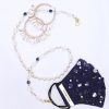 Shell and Pearl MaskChain with metal closures for masks and Rubber loops for Sunglasses