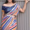 Candy Brights multicolored signature NB concept saree with Pre-pleated and Pre-stitched drape